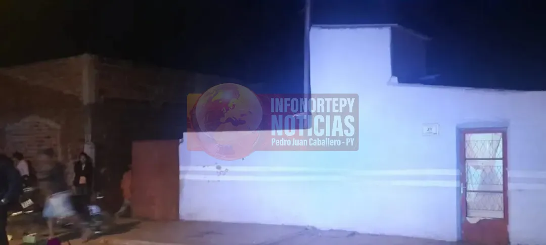 Atacan a tiros una vivienda en Barrio Jardín Aurora de Pedro Juan