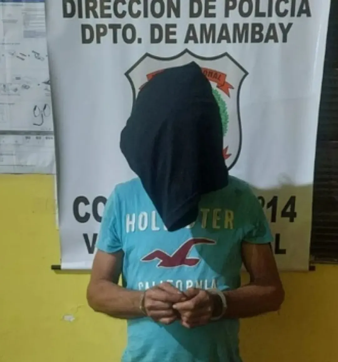 Detenido por violencia familiar y posesión ilegal de arma de fuego en Pedro Juan