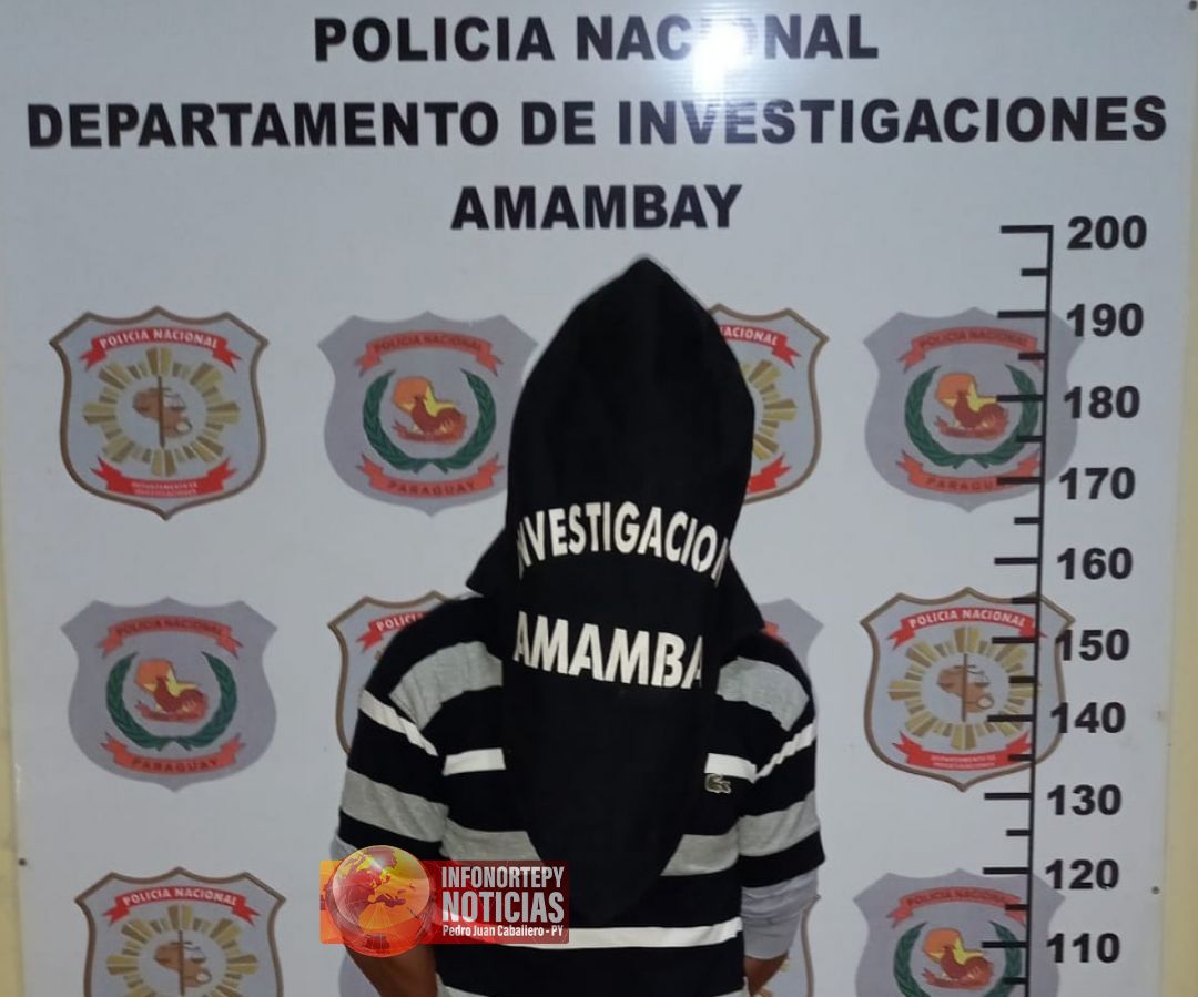 Detienen a una persona relacionada a un homicidio en Pedro Juan