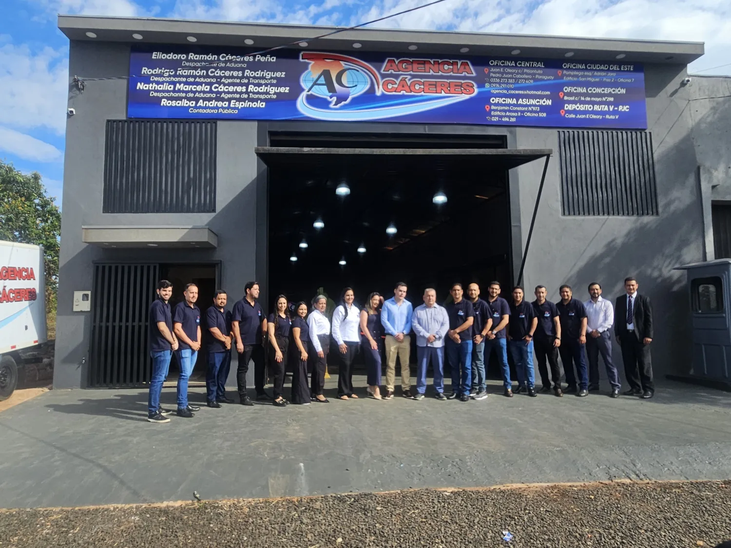 Agencia Cáceres inaugura moderno depósito logístico en Pedro Juan
