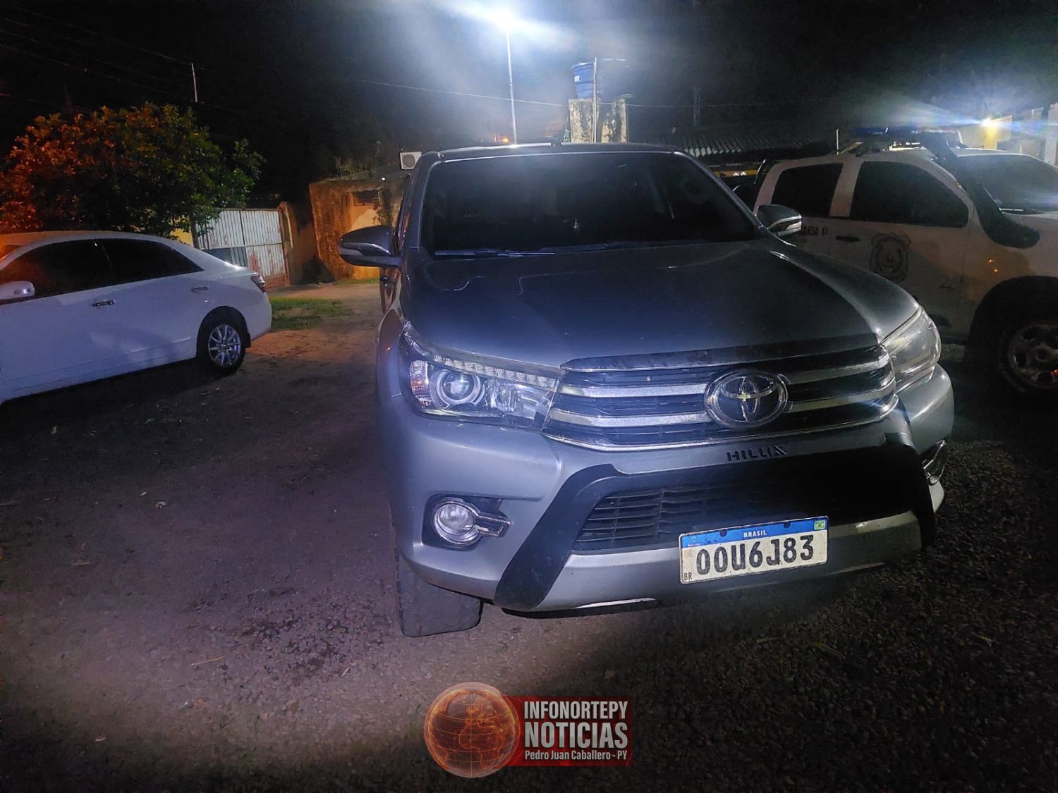 Adolescente brasileño fue aprehendido al volante de una camioneta en Pedro Juan