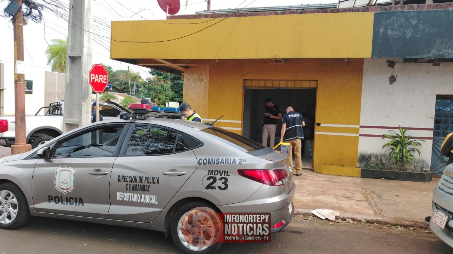 Millonario hurto de lentes en pleno centro de Pedro Juan