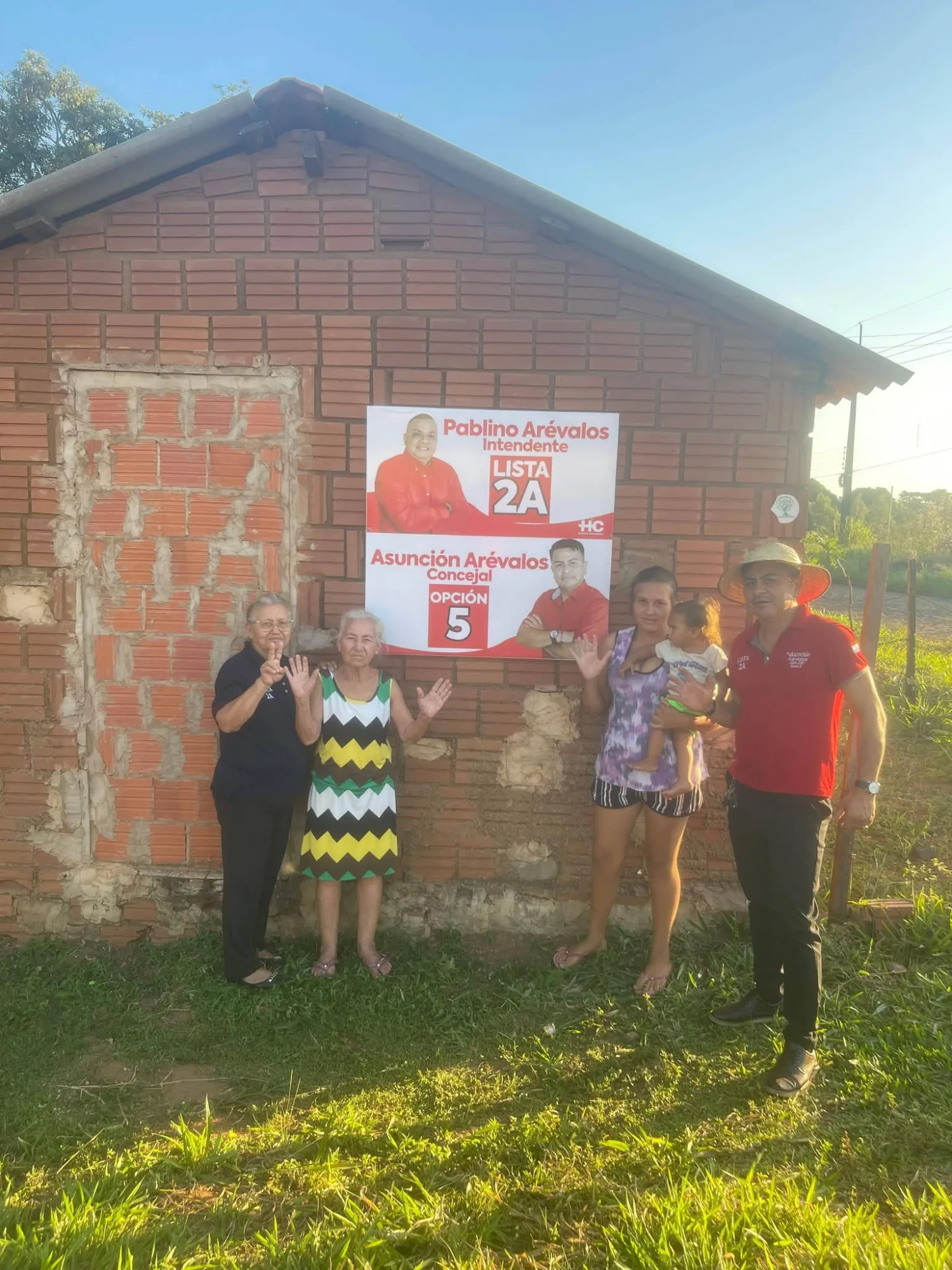 Asunción  Arévalos  en el corazón de la gente de Zanja Pytã
