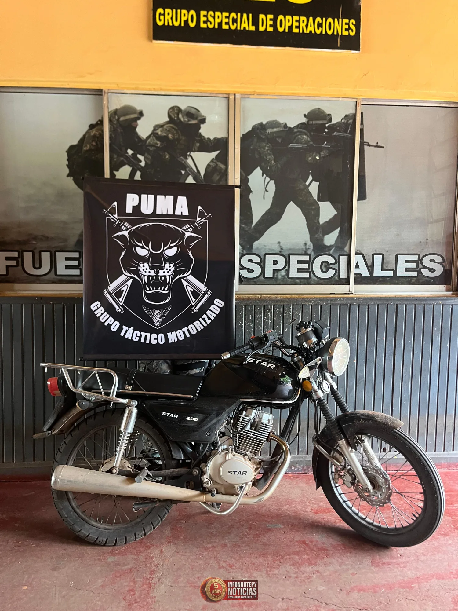 Recuperan motocicleta denunciada por apropiación en Pedro Juan