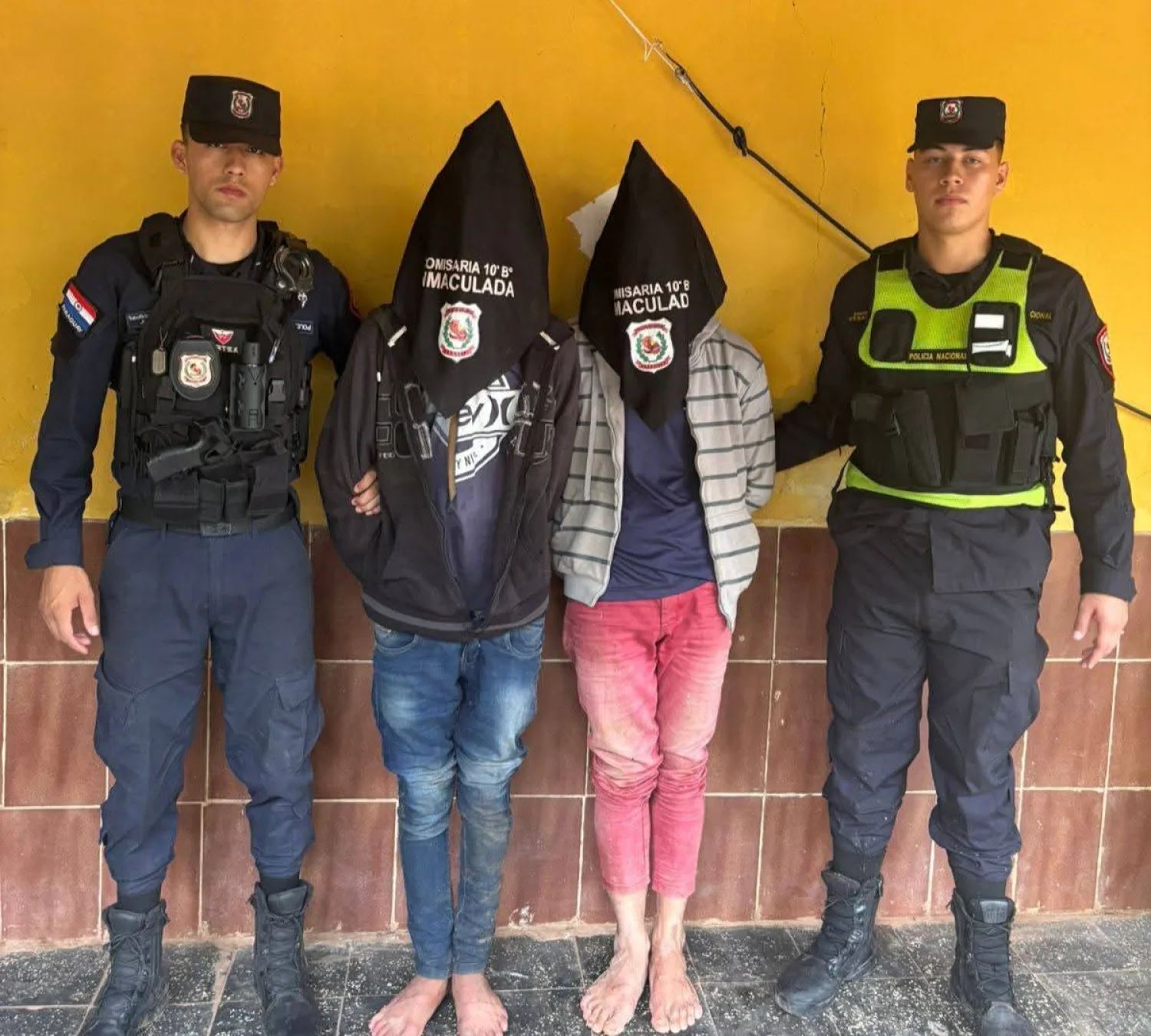 Operativo termina con dos detenidos y un policía herido en Concepción