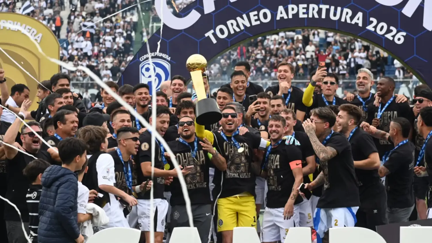 Olimpia cumple y se consagra campeón del torneo Apertura 2026