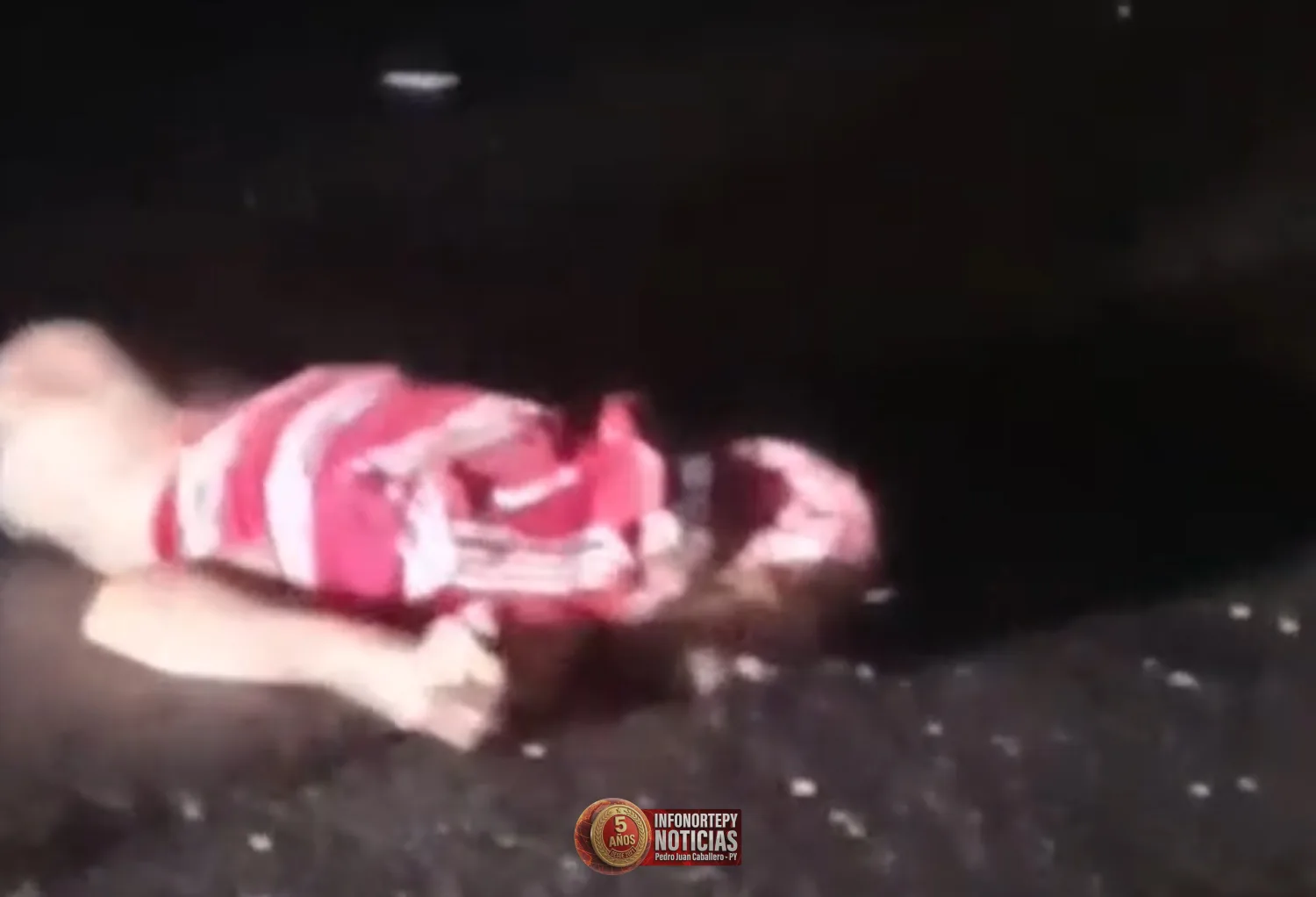 Accidente fatal en Yby Yaú: peatón muere tras ser embestido en la Ruta PY05