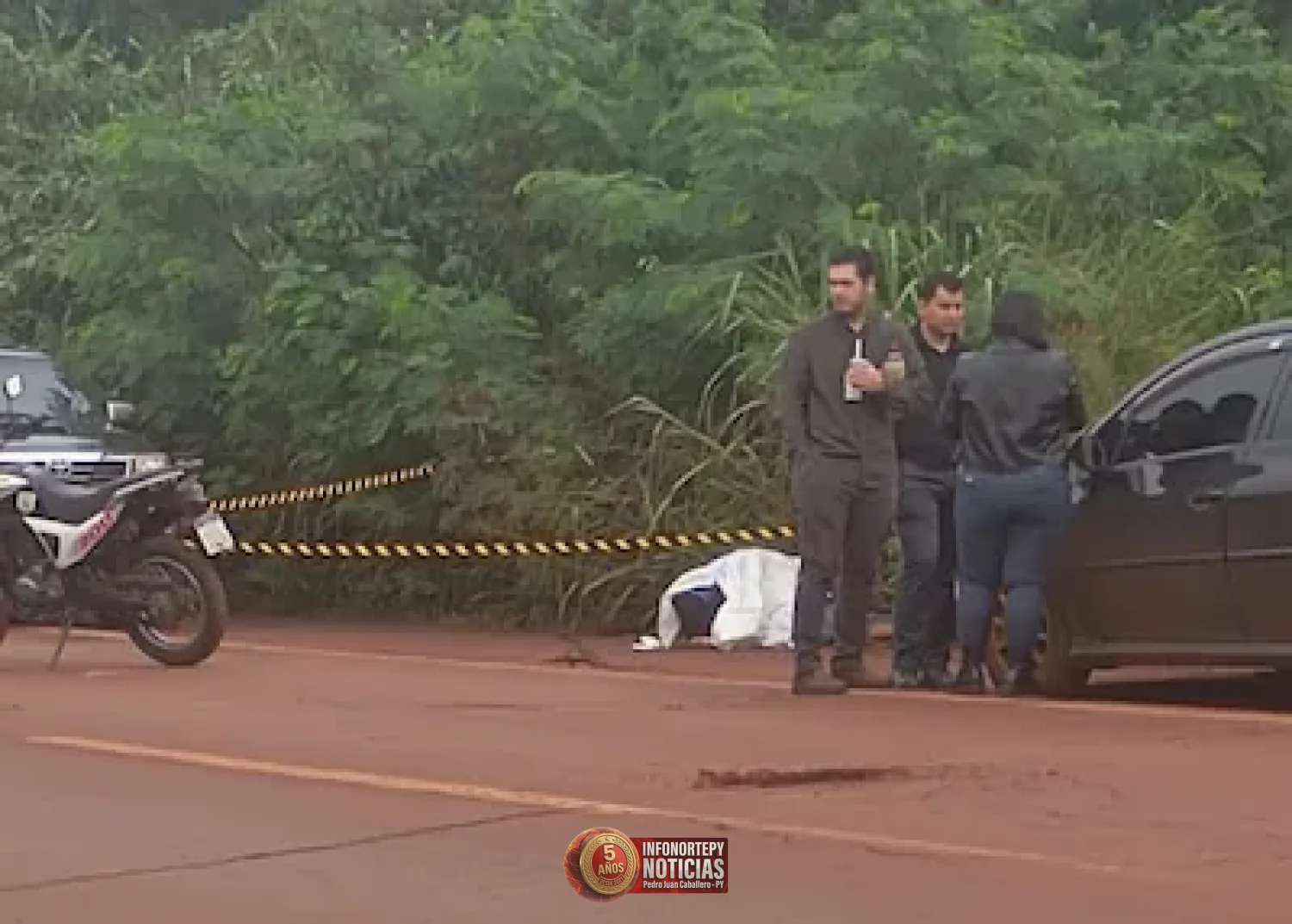 Asesinan a brasileño y arrojan su cuerpo al costado de la ruta PY07
