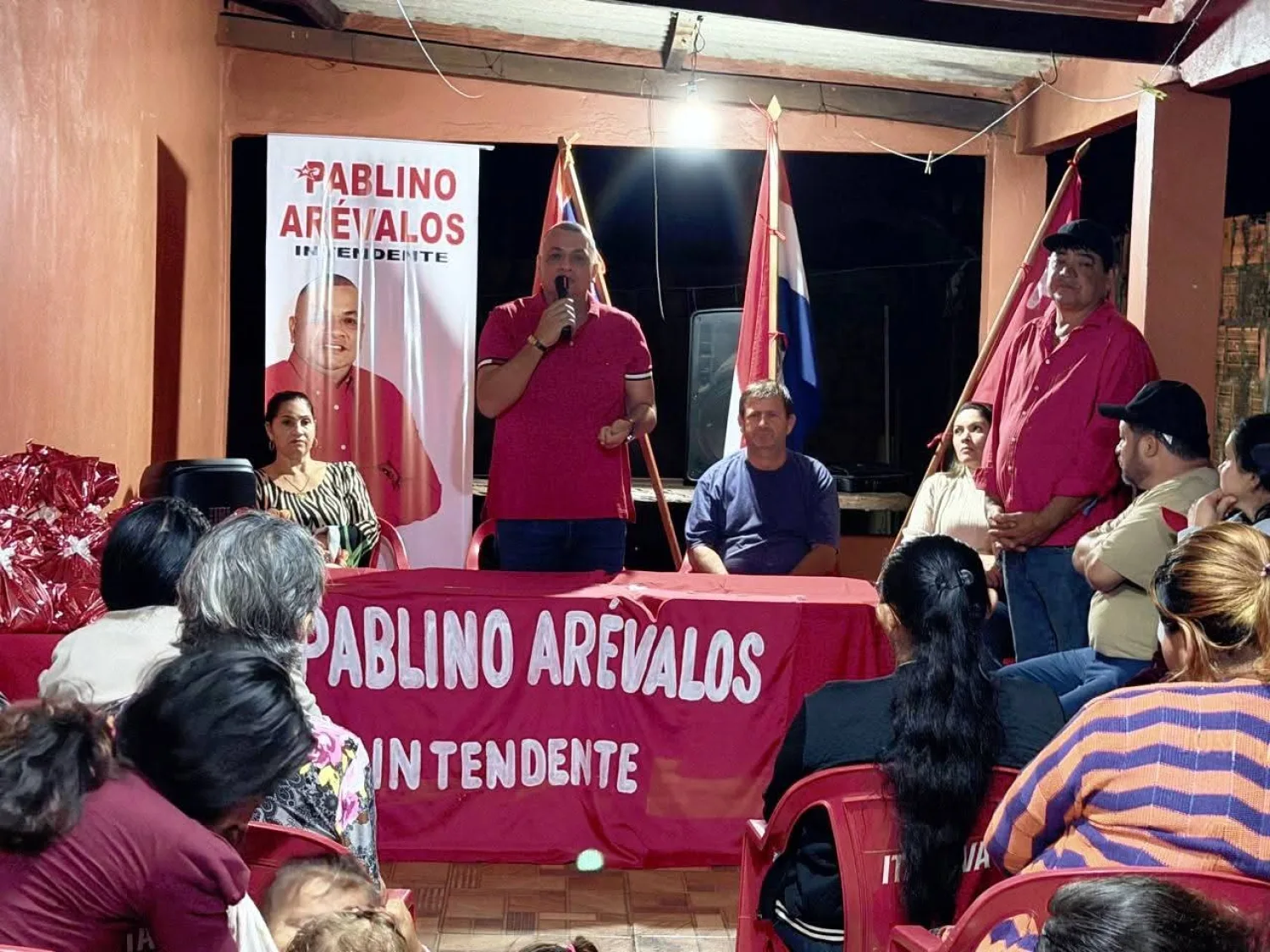 Pablino Arévalos presenta propuestas centradas en desarrollo, transparencia y apoyo al sector productivo en Zanja Pytã