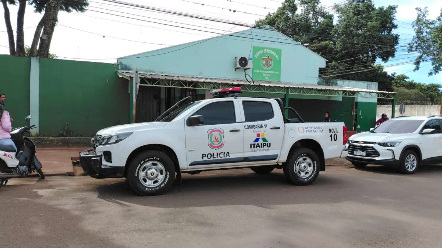 Activan nuevamente protocolo de seguridad por amenaza de tiroteo en escuela de Pedro Juan
