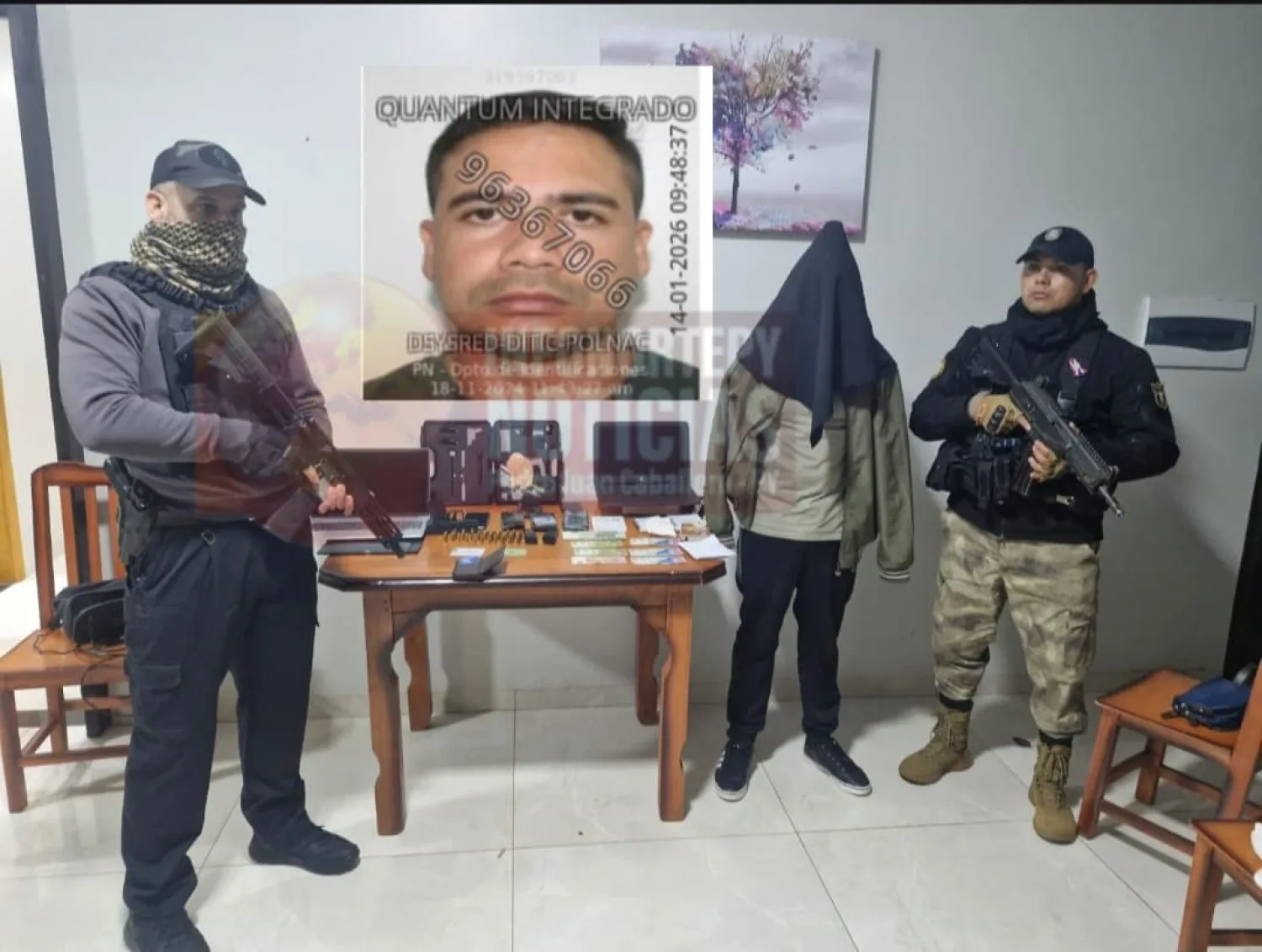 Detienen a ex militar brasileño buscado por narcotráfico y lavado de dinero en Pedro Juan