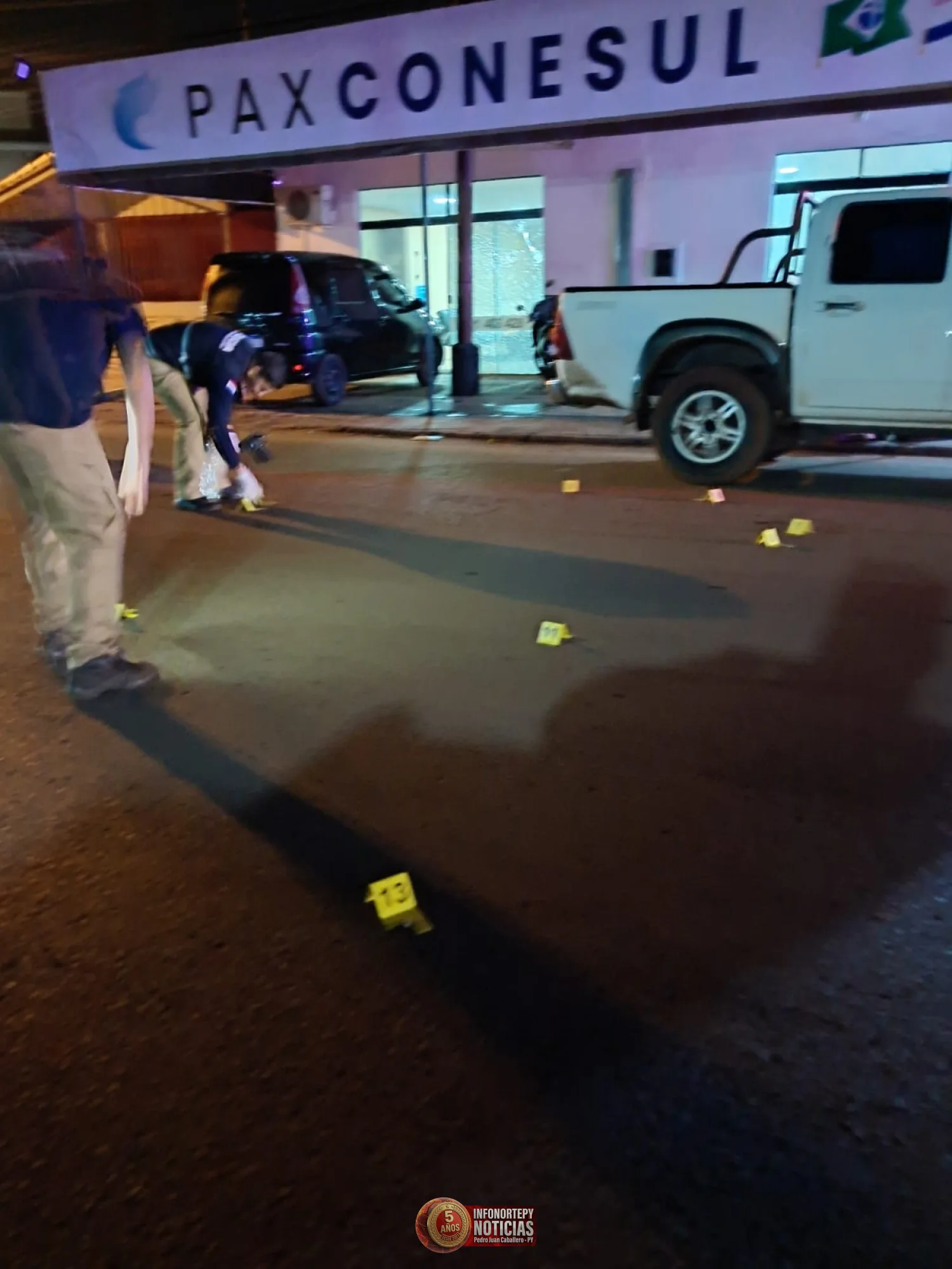 Disparan contra funeraria en Pedro Juan