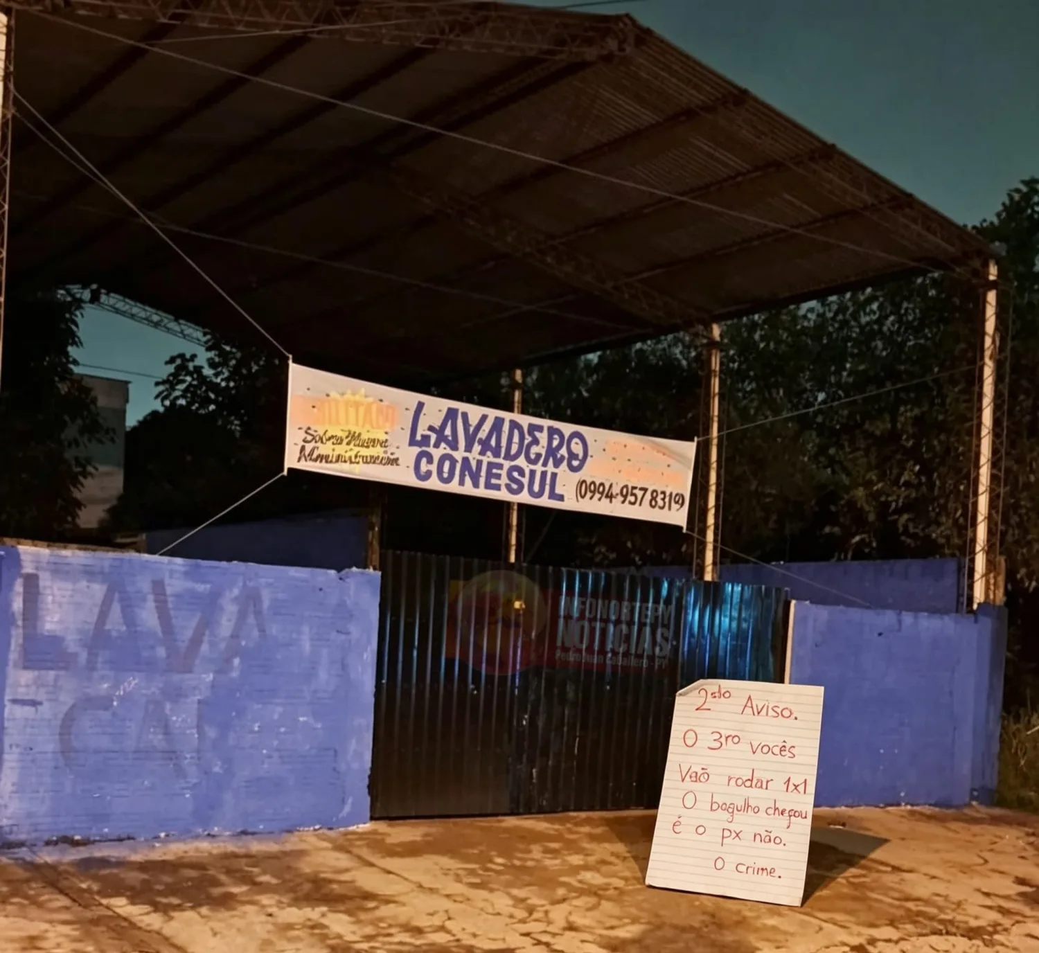 Segundo ataque a negocios vinculados a Conesul: disparan contra lavadero y dejan amenaza en Pedro Juan