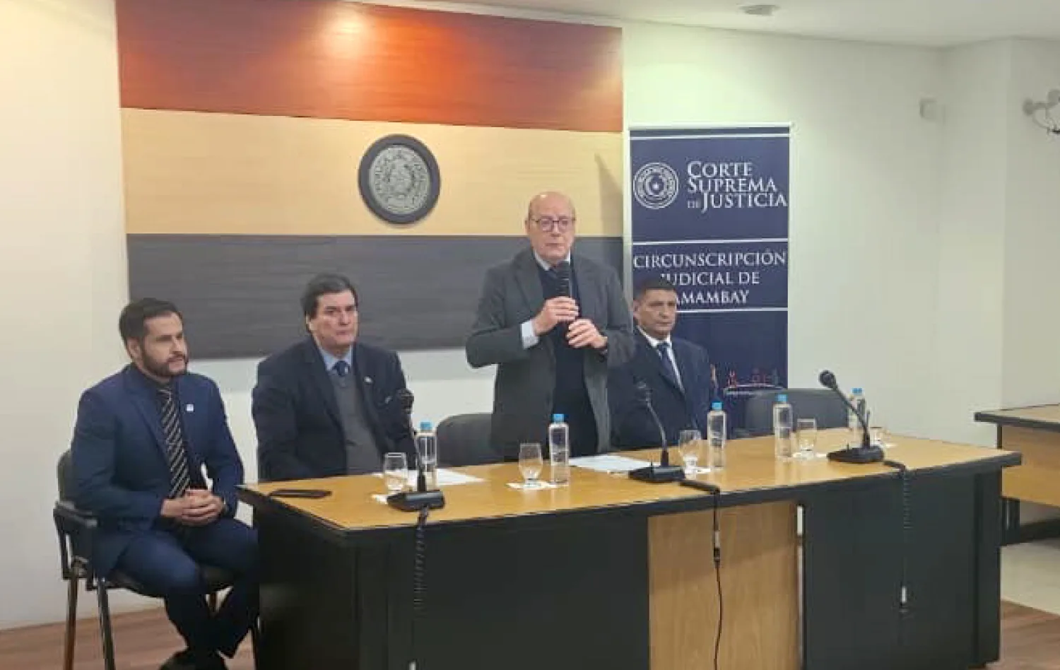 Ministros de la Corte realizaron agenda institucional y juramento de nuevos abogados en Pedro Juan