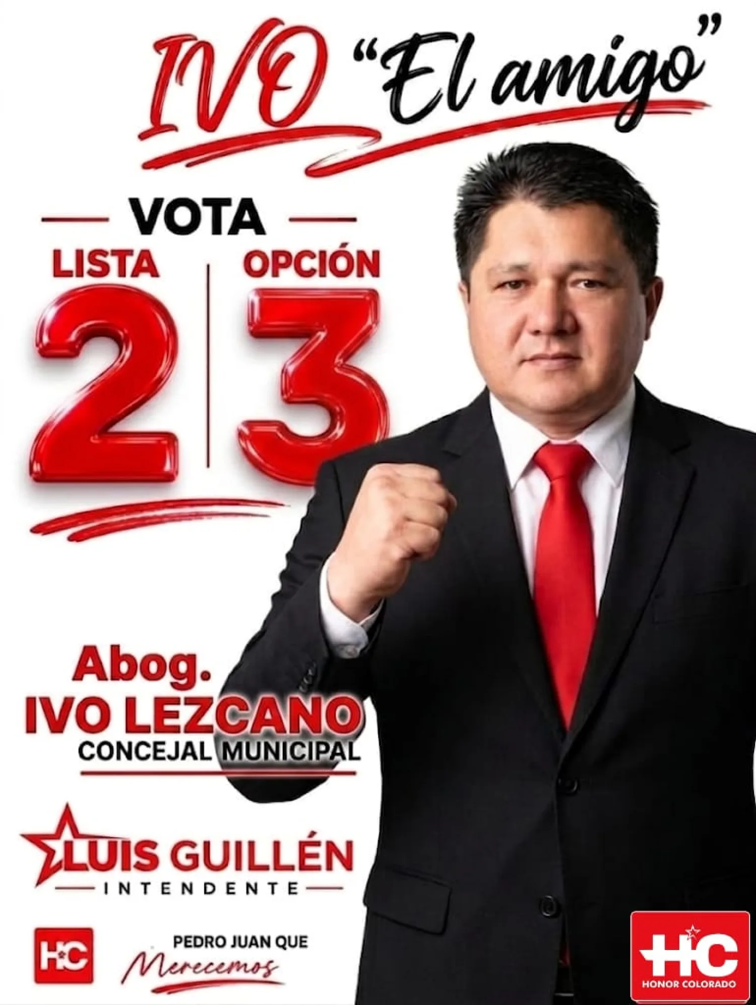 Ivo Lezcano lidera preferencia para la concejalía de Pedro Juan Caballero