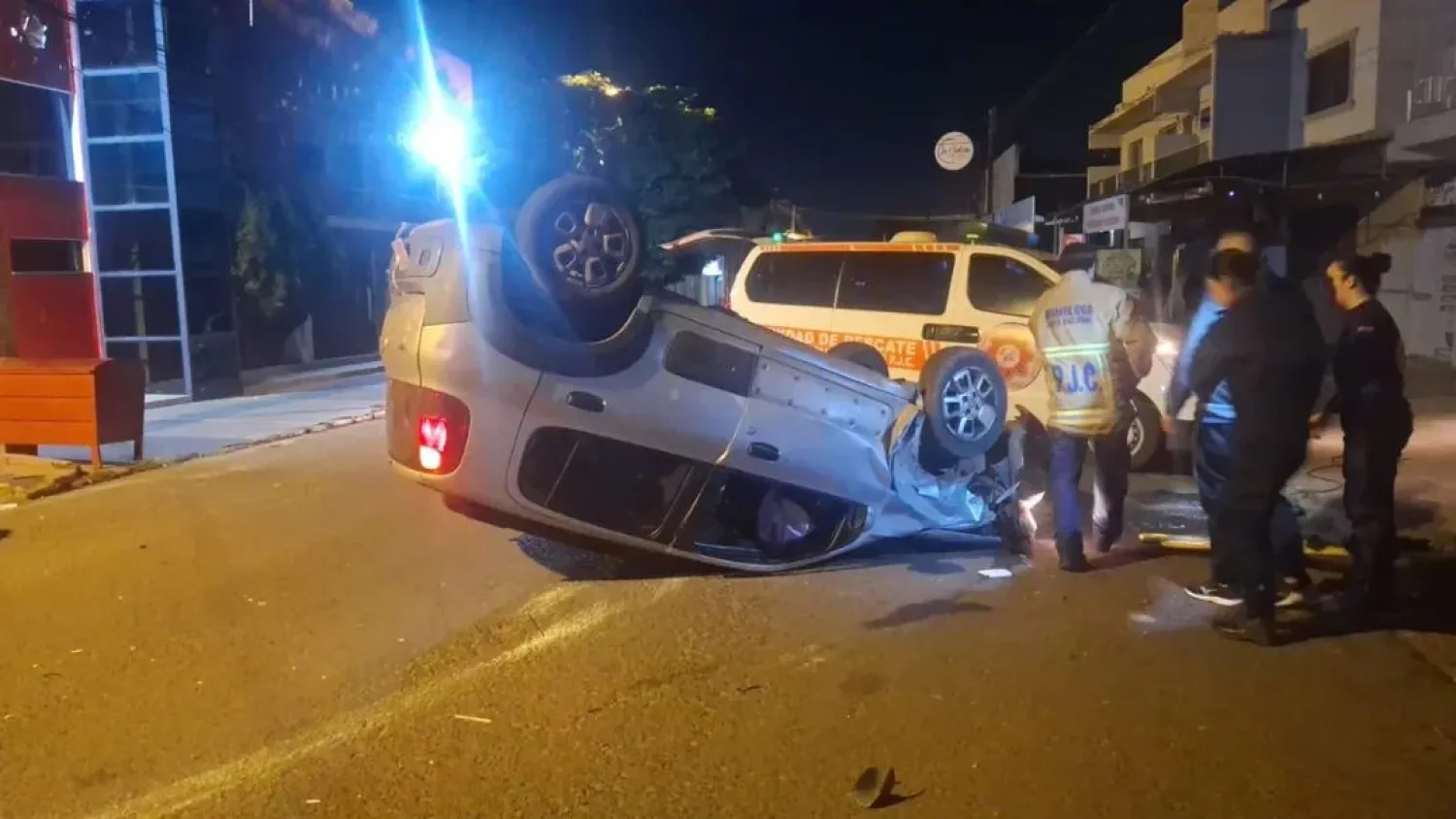 Brasileño borracho fue aprehendido en Pedro Juan tras accidente de tránsito