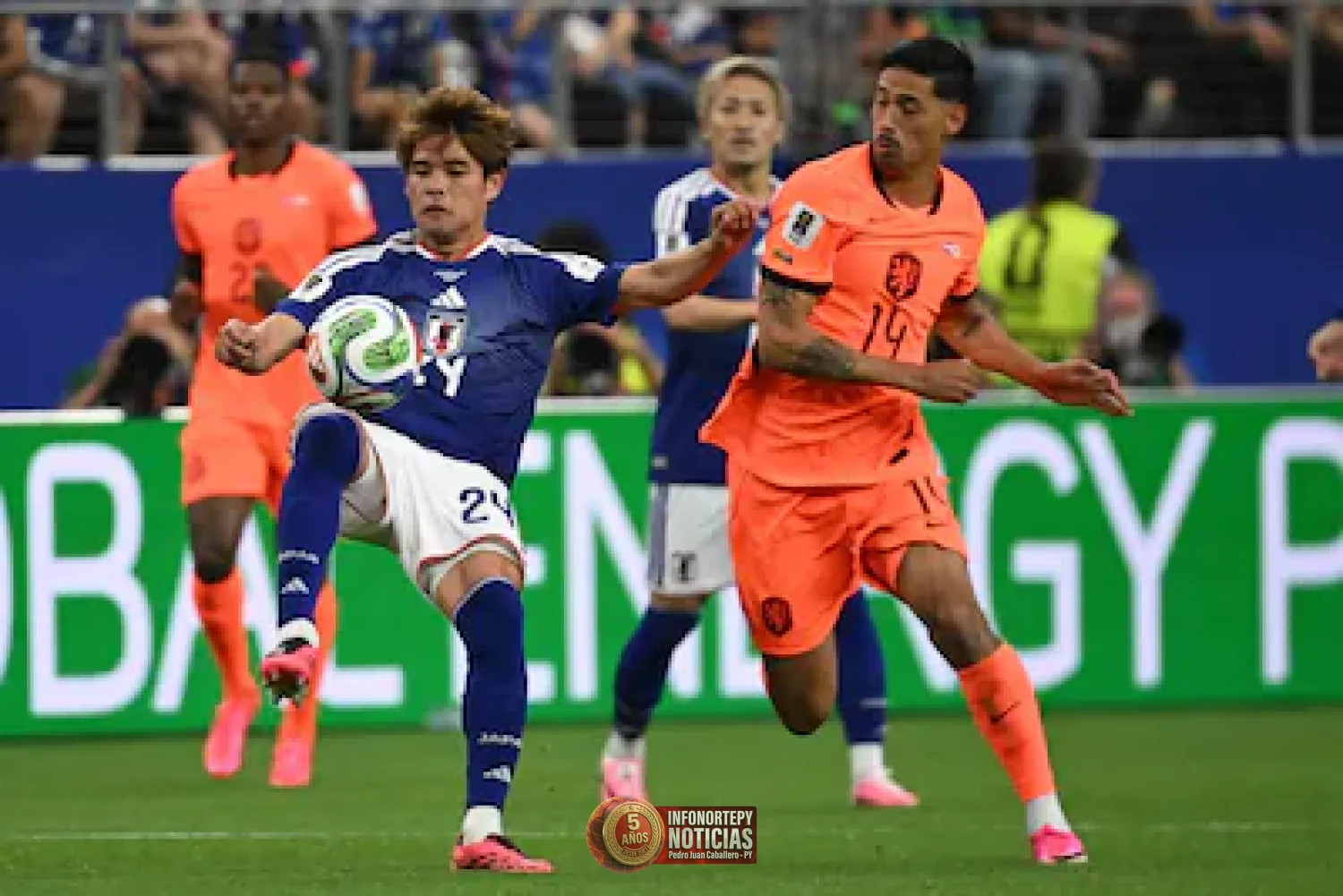 Países Bajos y Japón firman un entretenido empate en Arlington