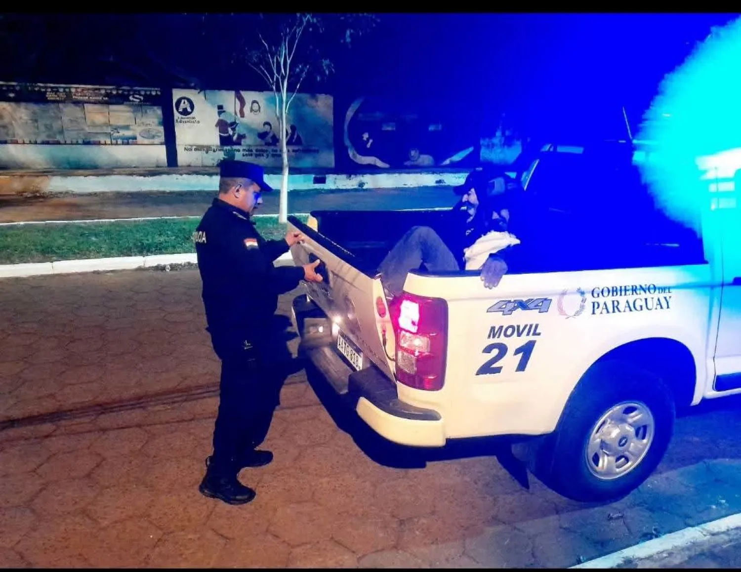 Bajas temperaturas: Policía Nacional asistió a adultos mayores en situación de calle en Pedro Juan