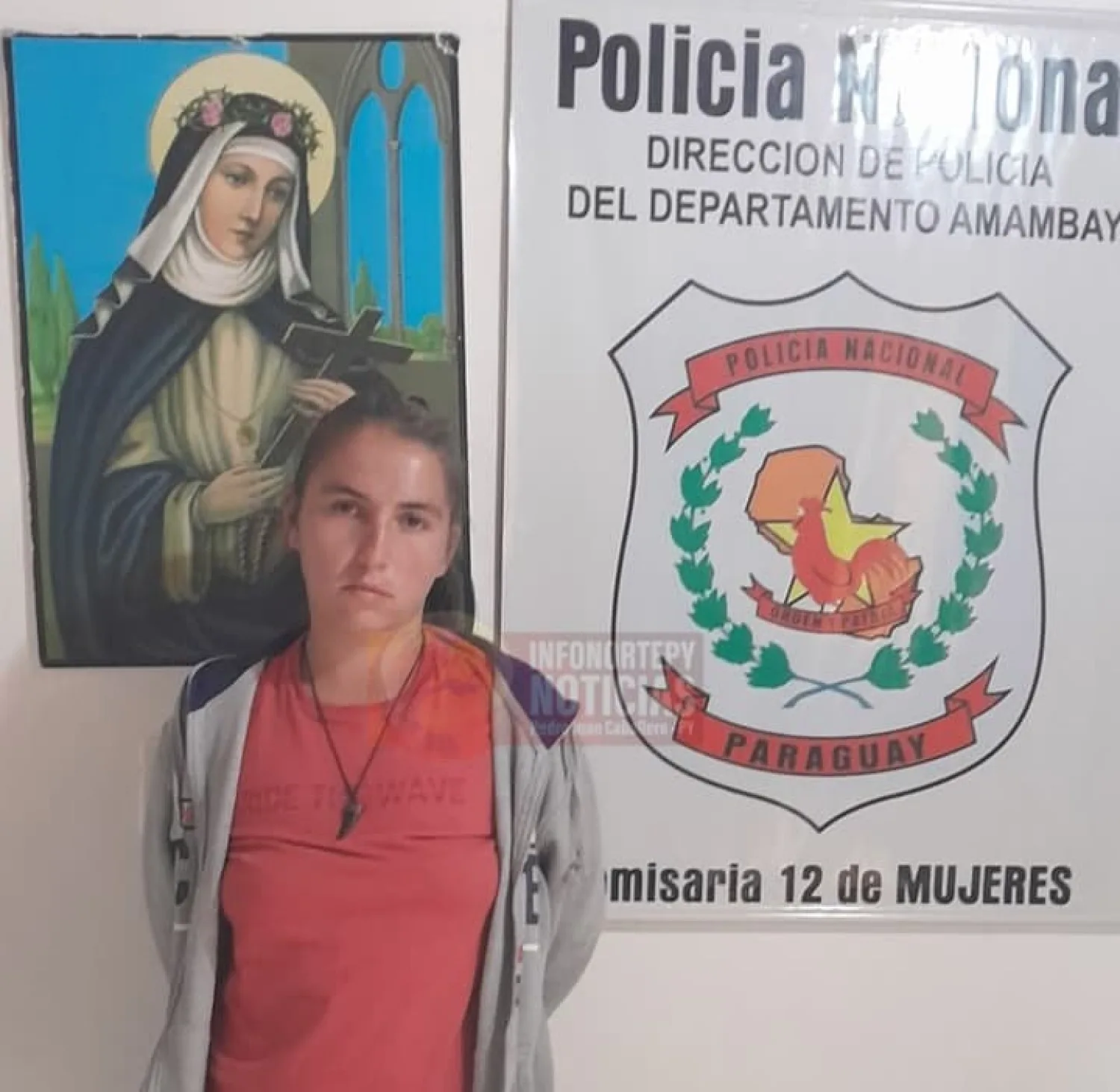 Joven fue aprehendida por presunto intento de hurto en local comercial de Pedro Juan