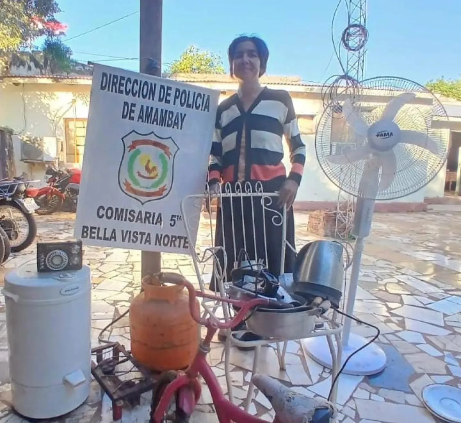Recuperan todos los objetos robados de una vivienda en Bella Vista Norte