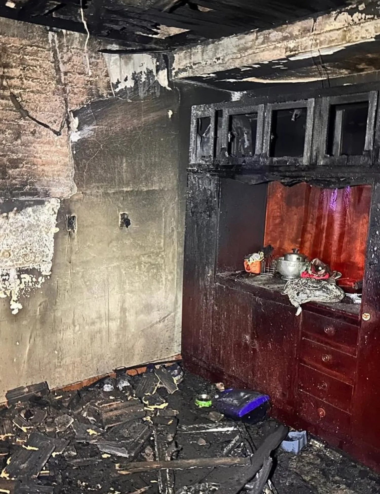 Incendio parcial afecta vivienda alquilada por estudiante de Medicina en Pedro Juan