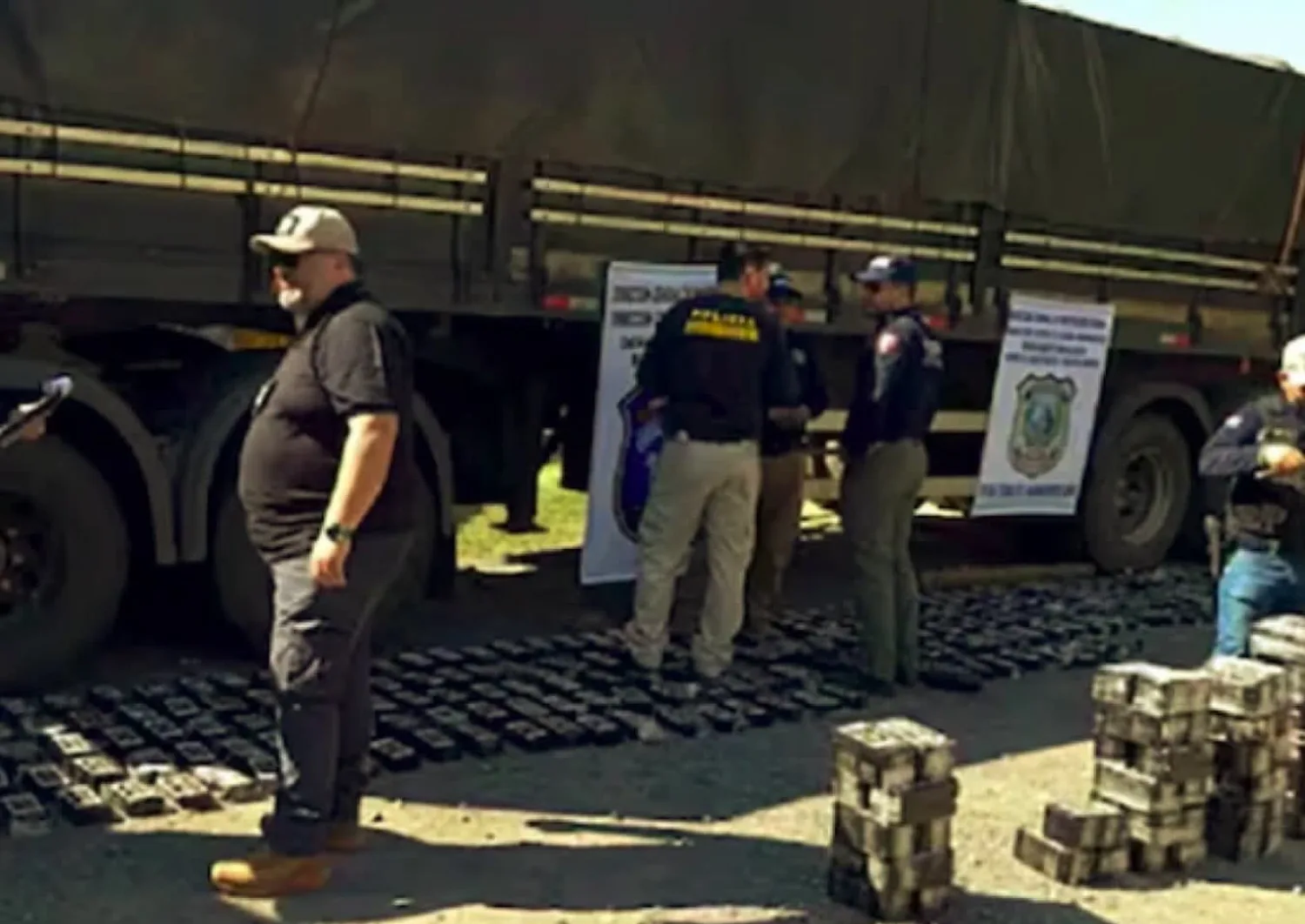 Incautan 450 kilos de cocaína y detienen a dos hermanos de Pedro Juan