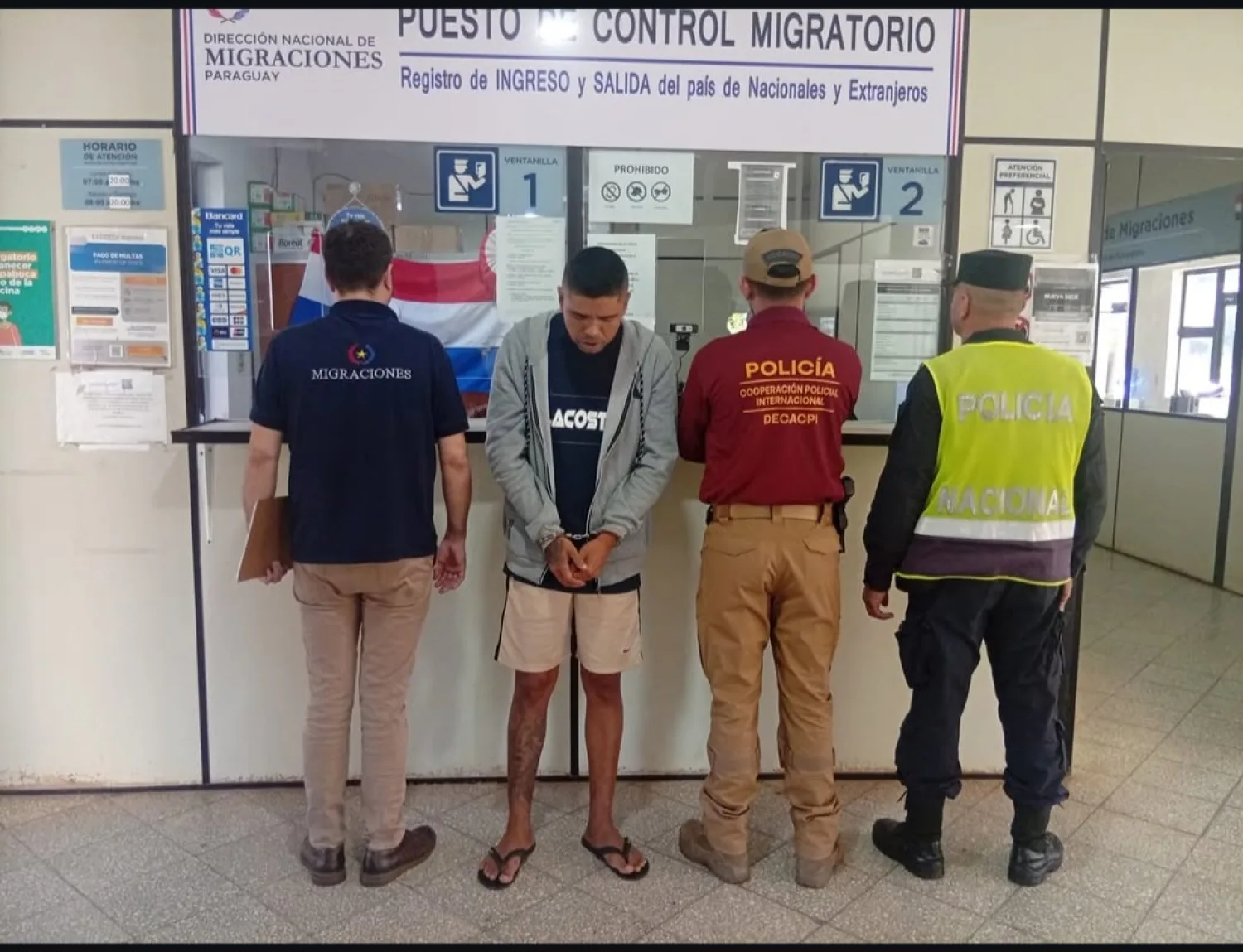 Expulsan de Paraguay a brasileño con orden de captura y lo entregan a la Policía Federal