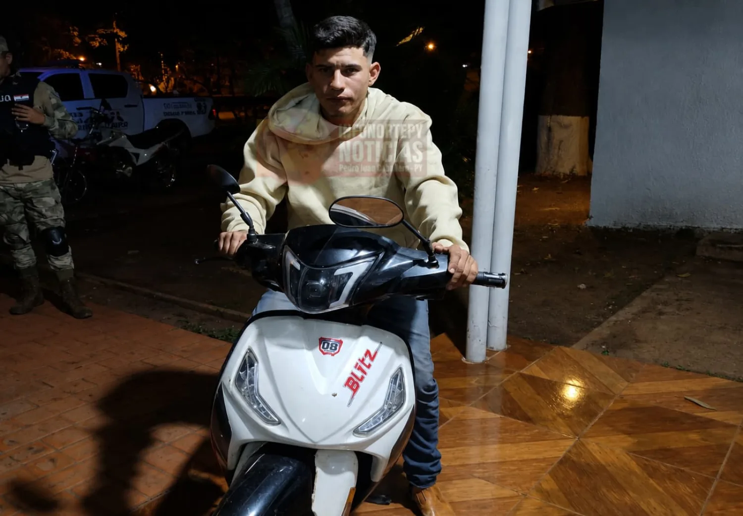 Detienen a joven tras persecución policial y recuperan motocicleta hurtada en Pedro Juan