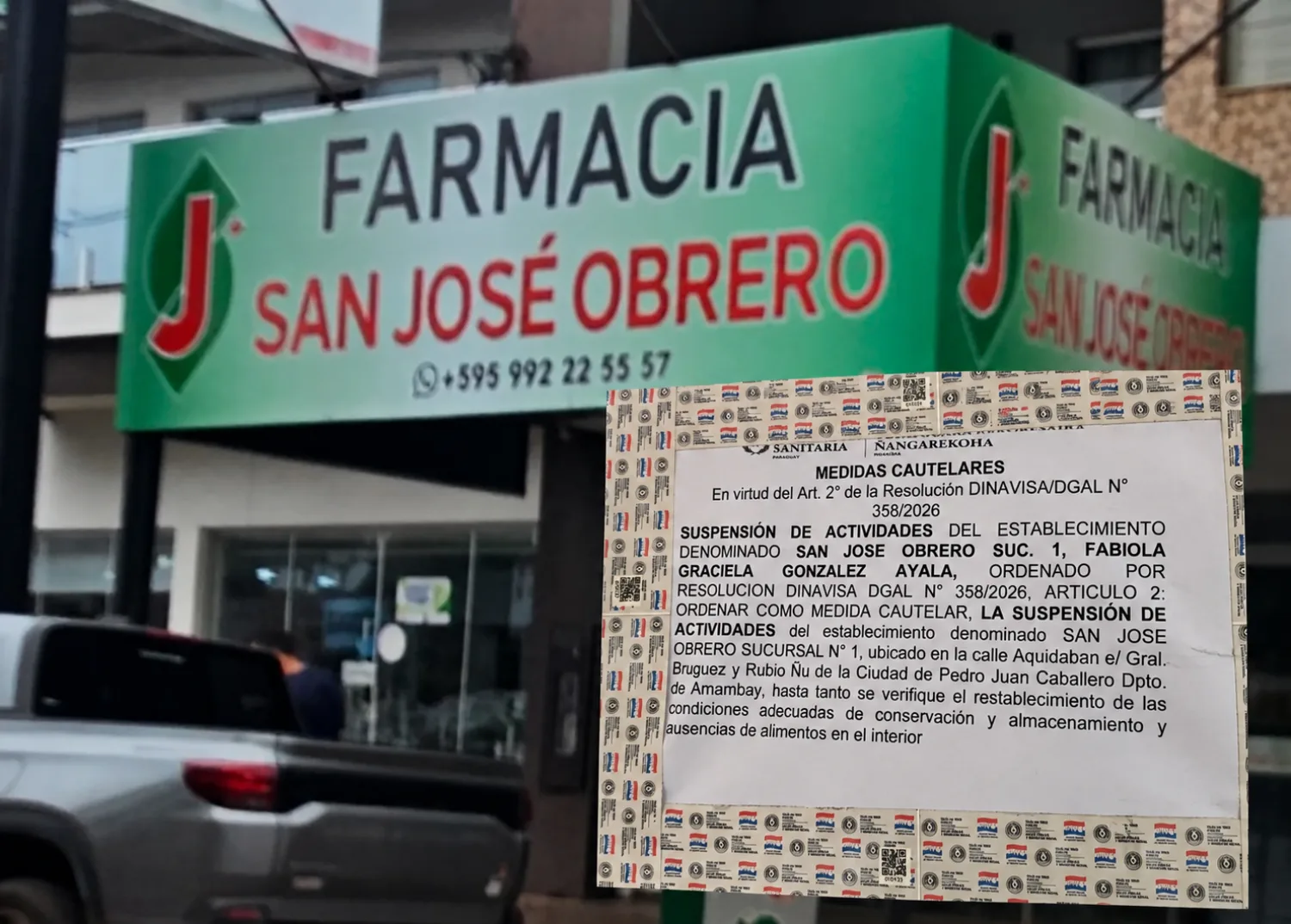 Clausuran temporalmente 11 farmacias en Pedro Juan  por incumplir normas sanitarias