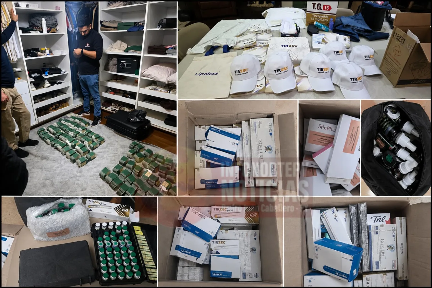 Allanan vivienda en Pedro Juan y aprehenden a tres personas por presunta falsificación de medicamentos