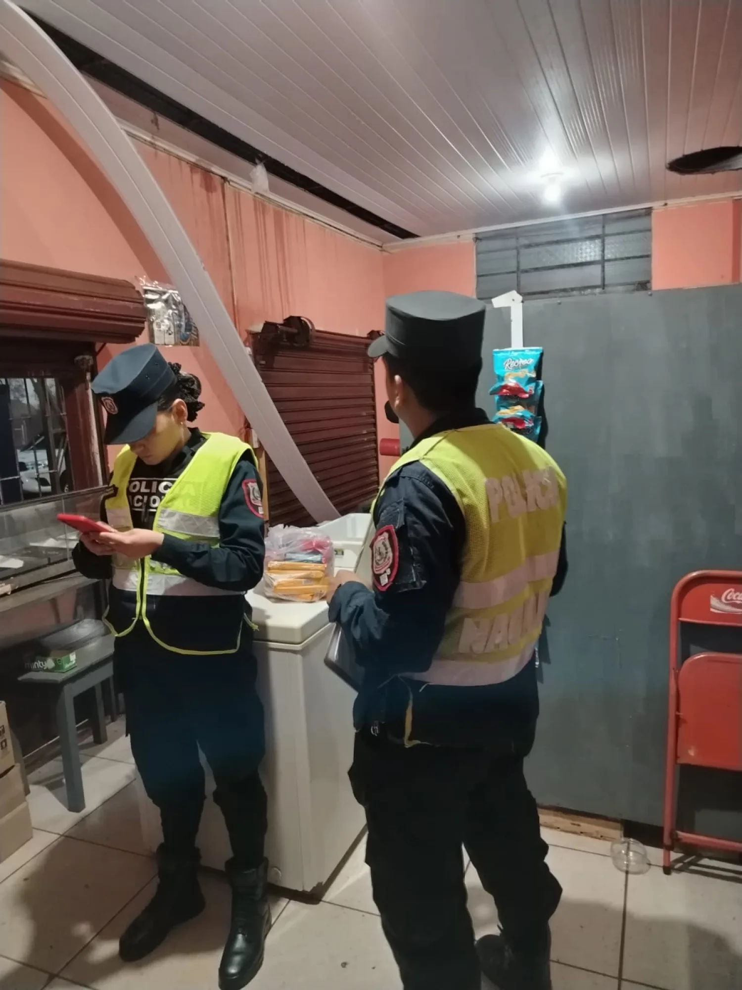Roban G. 200.000 tras violentar la cantina de una escuela en Pedro Juan