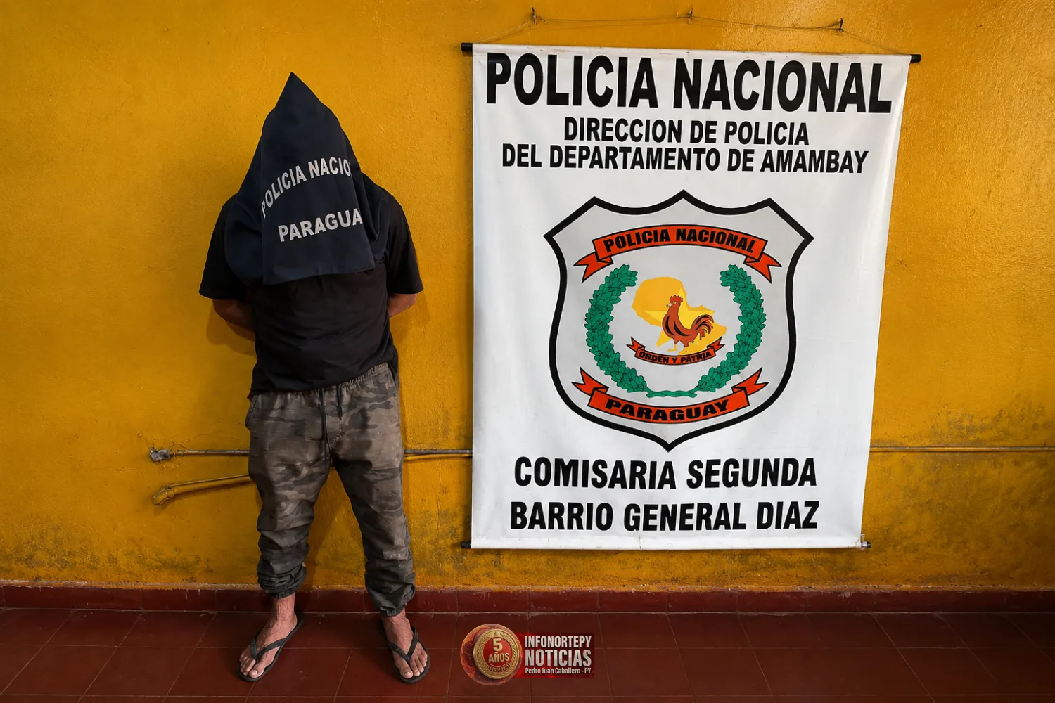 Detienen a hombre con orden de captura por hurto en grado de tentativa en Pedro Juan