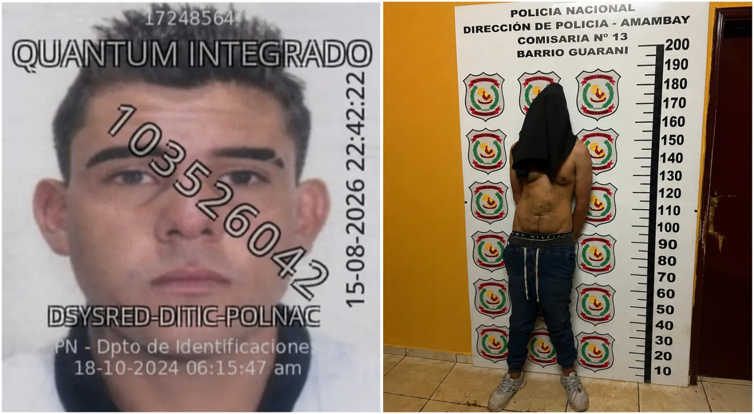 Vecinos reducen a joven tras supuesto intento de hurto de una motocicleta en Pedro Juan