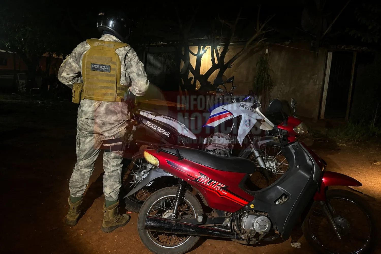 Motorizados del Grupo Puma recuperan motocicleta hurtada tras persecución en Pedro Juan