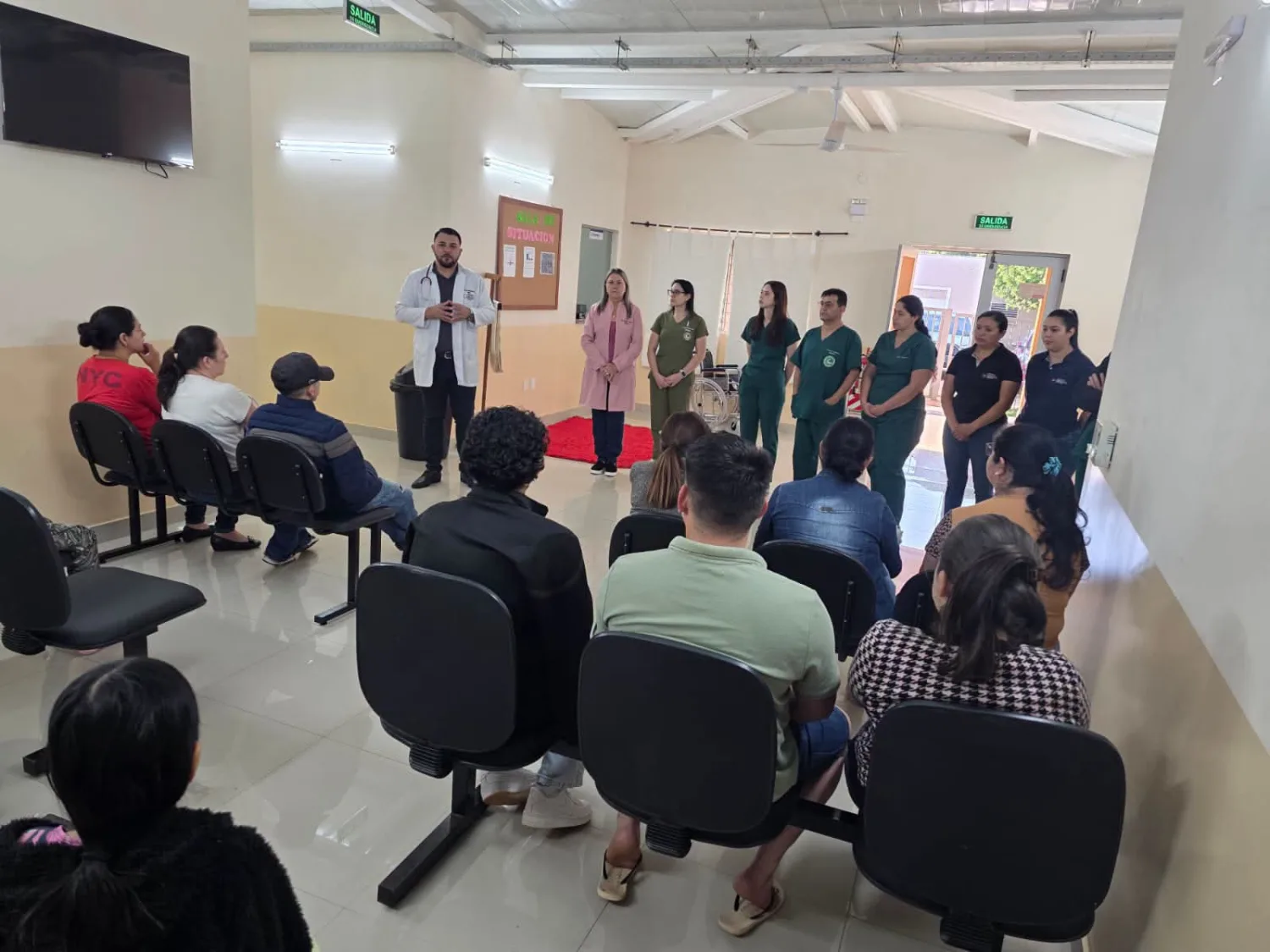 USF San Gerardo fortalece vínculo con pobladores del Barrio Obrero mediante Aty Comunitario