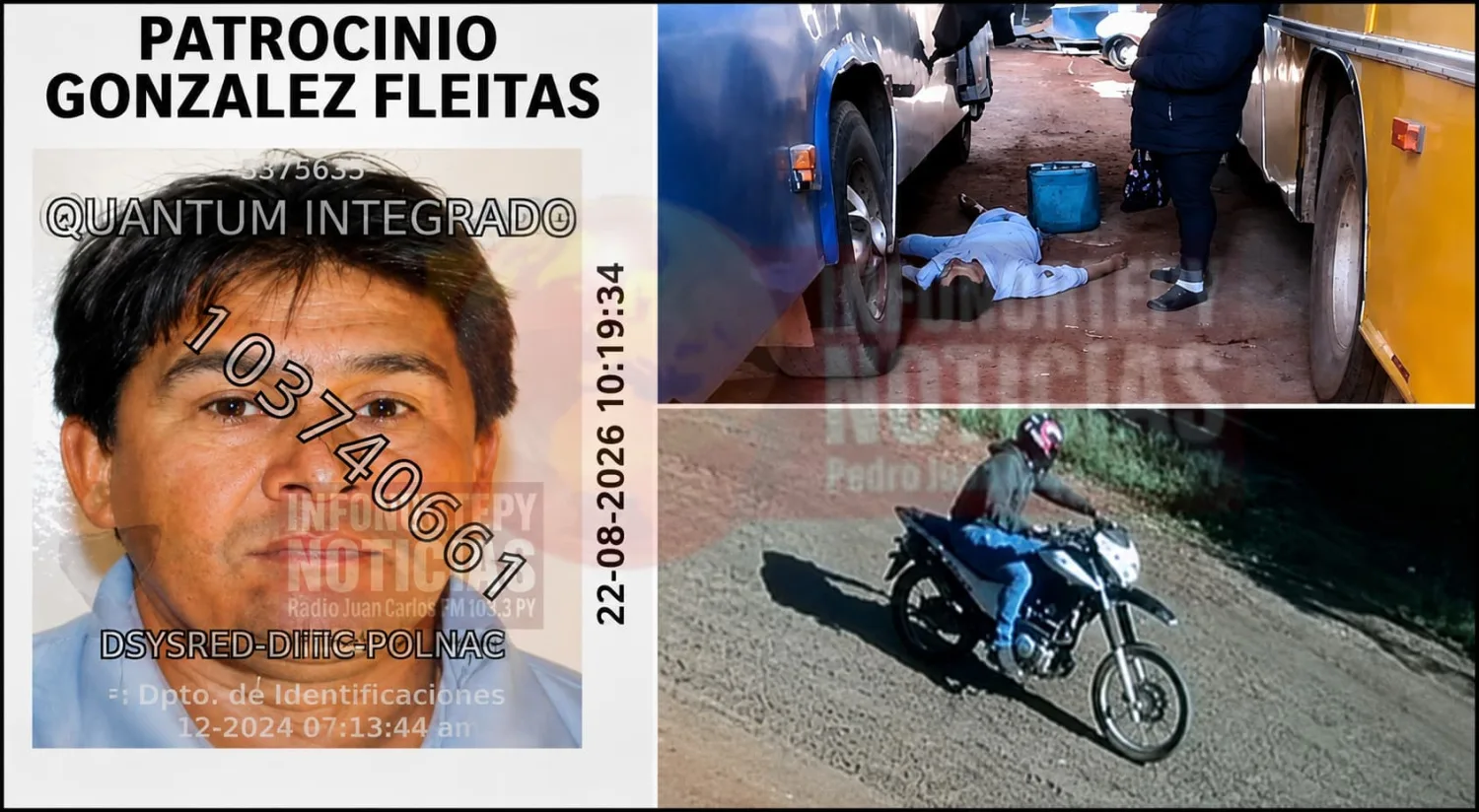 Fallece empresario de transporte tras ataque a balazos en Pedro Juan