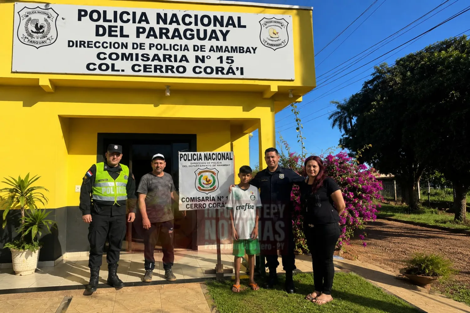 Localizan sano y salvo a niño de 11 años que era buscado en Pedro Juan