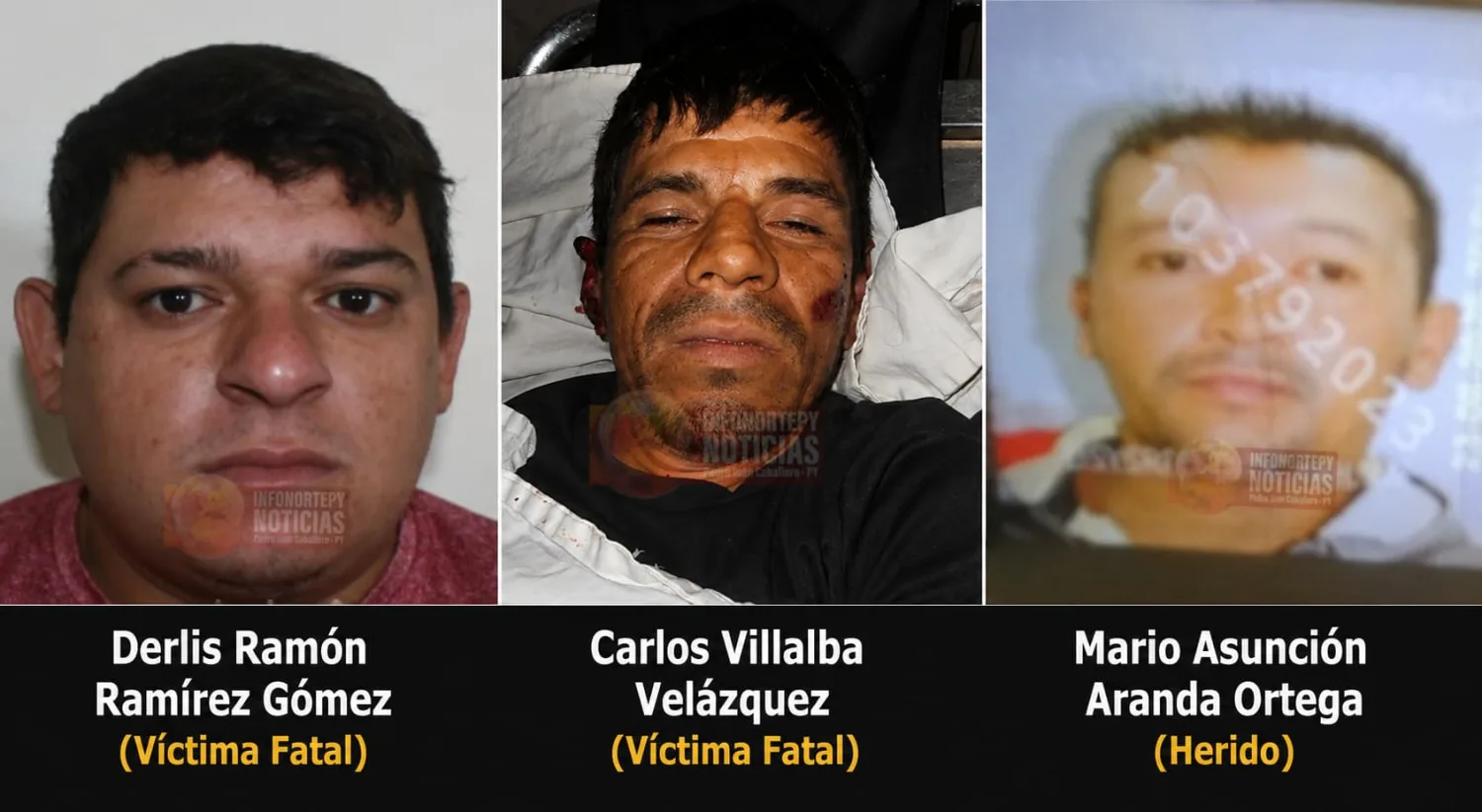 Dos fallecidos y un herido tras accidente sobre la Ruta PY05 en Cerro Corá