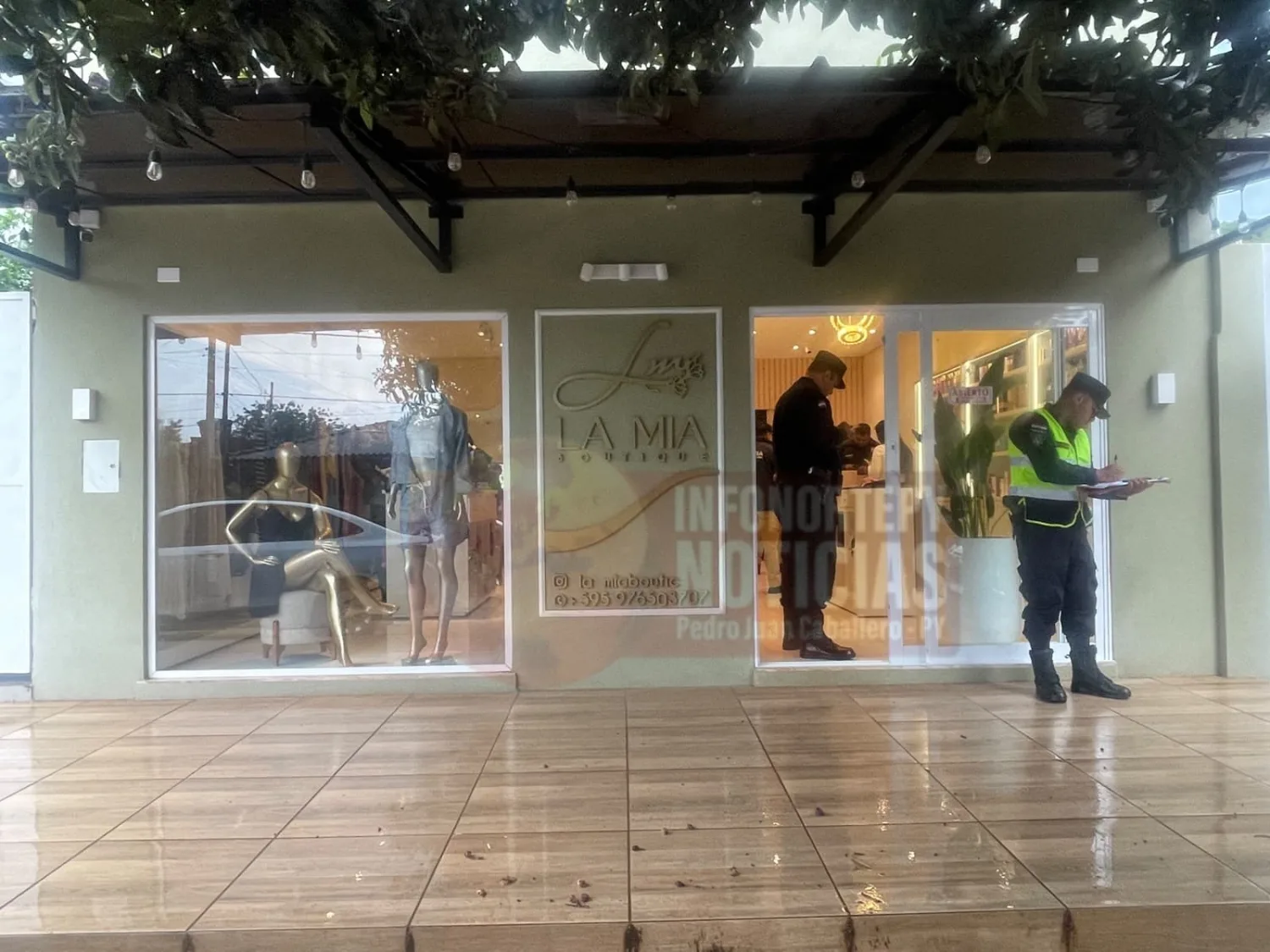 Delincuente irrumpe en boutique y se lleva dinero y un perfume en Pedro Juan
