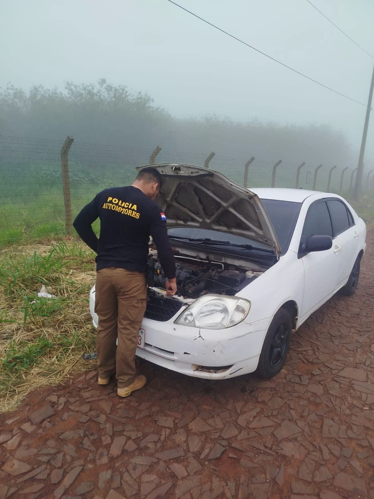Automotores recupera vehículo robado en Pedro Juan