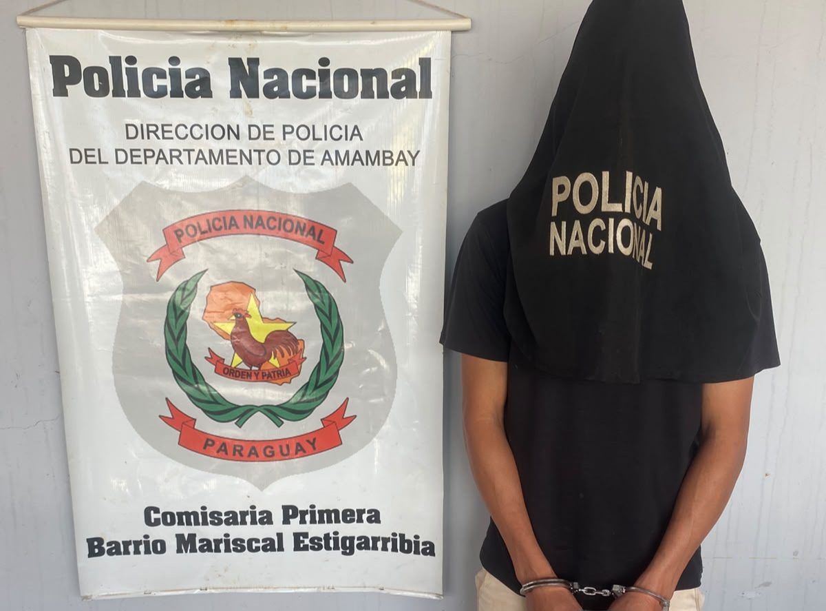 Detienen a hombre con orden de captura por hurto agravado en Pedro Juan