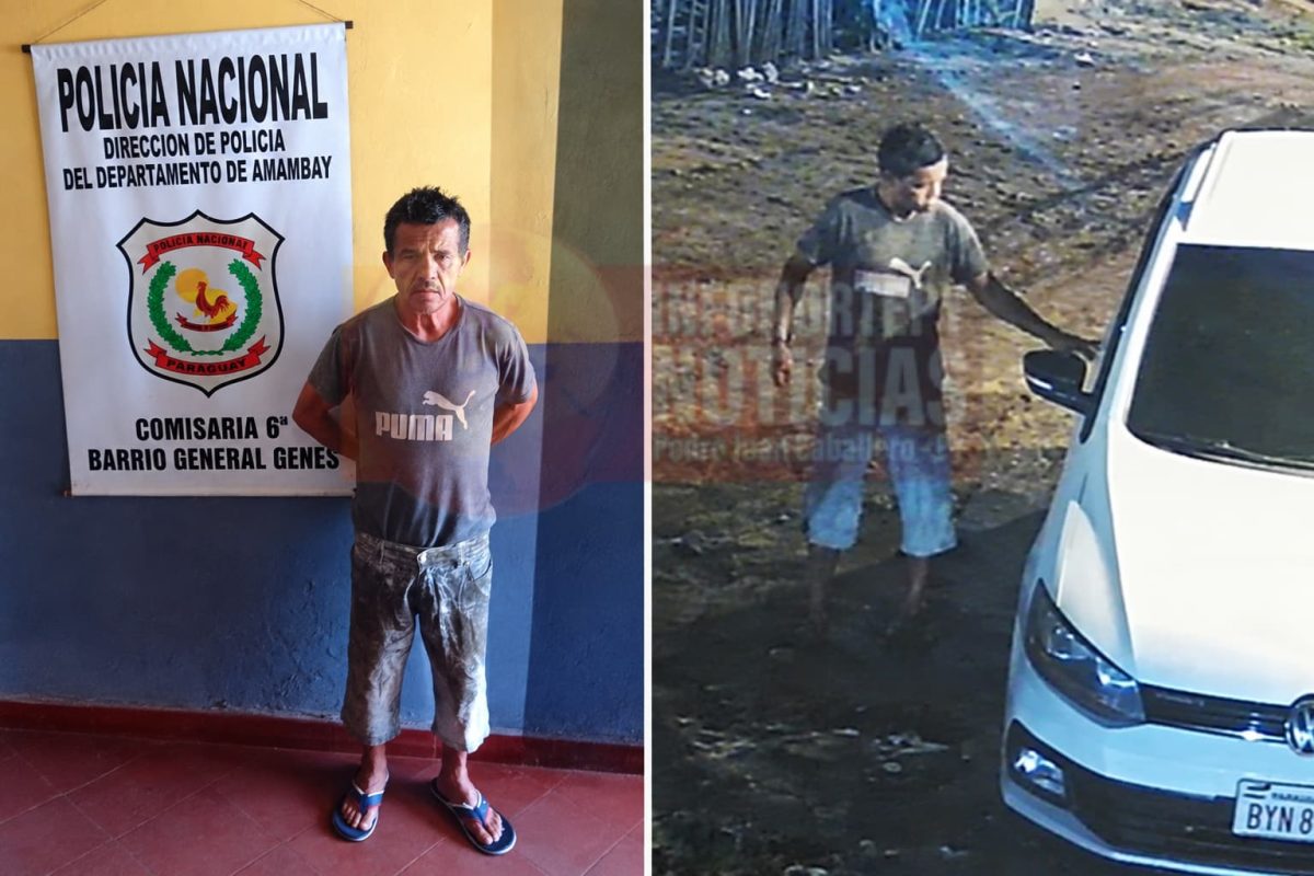 Detienen a hombre con orden de captura tras denuncia por hurto en Pedro Juan