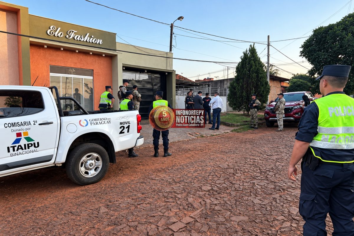 Allanan vivienda de abogado en Pedro Juan