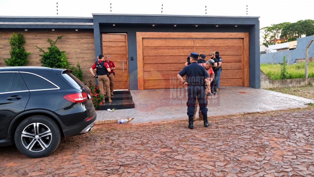 Siete allanamientos simultáneos en Pedro Juan : un brasileño aprehendido y dos personas buscadas