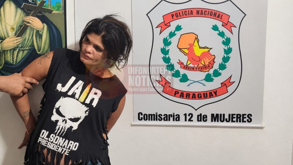 Aprehenden a una mujer por presuntamente agredir a su madre en Pedro Juan