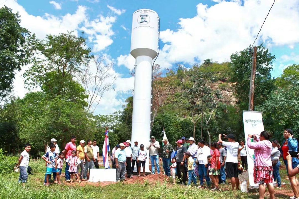 Municipalidad de Cerro Corá inauguró sistema de agua potable para la comunidad indígena Piky Kuá