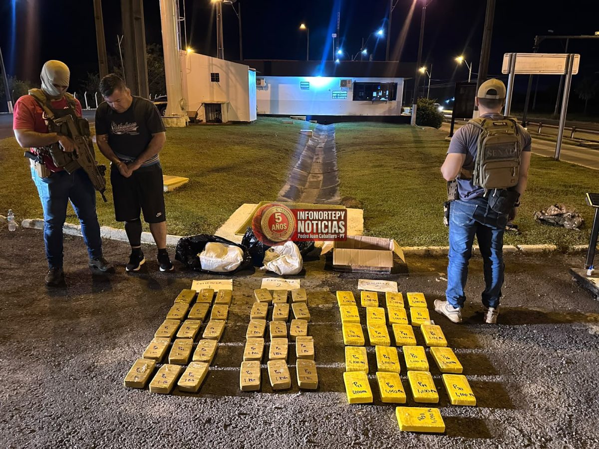 Senad intercepta más de 52 kilos de cocaína y pasta base en Remansito