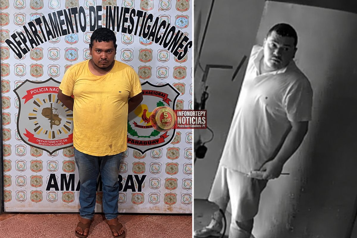 Investigaciones detiene a un hombre sospechoso de hurto domiciliario en Pedro Juan