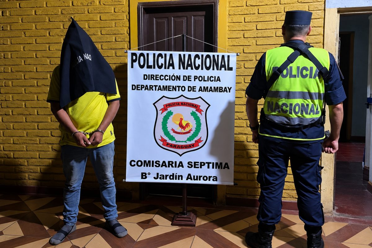 PJC: Detienen a hombre con orden de captura por hurto agravado durante intervención por presunta violencia familiar