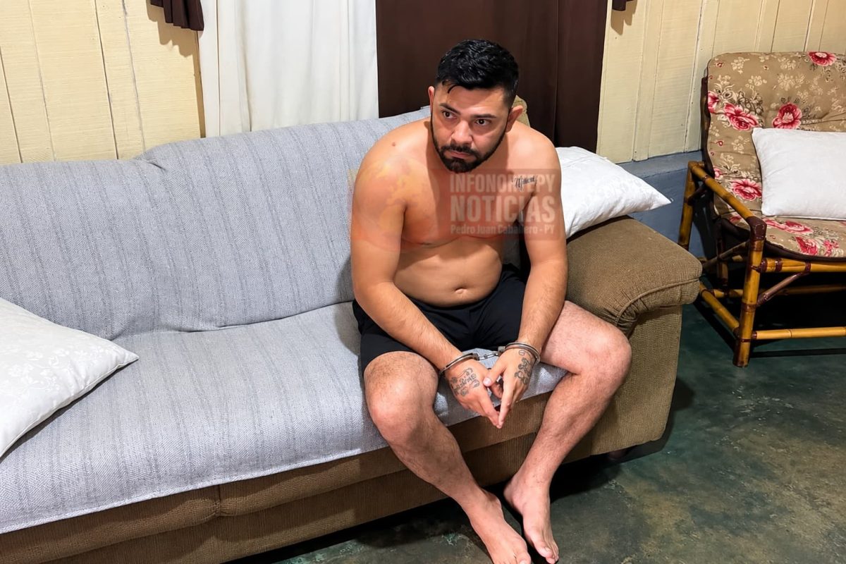 Capturan en Pedro Juan a brasileño buscado por tráfico de drogas y hurto agravado